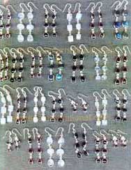 Bezel Silver Earrings Bse-01