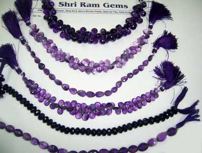 African Amethyst Beads