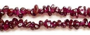 Garnet Chips Beads