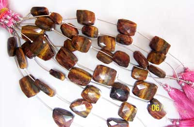 Tiger Eye Nugget Beads