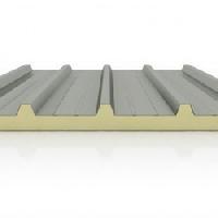 Non Polished Aluminium Polyurethane Foam Insulated Panel, For Roofing, Wall Insulations, Size : Multisizes