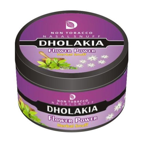 25 Gm Dholakia Flower Power Herbal Snuff