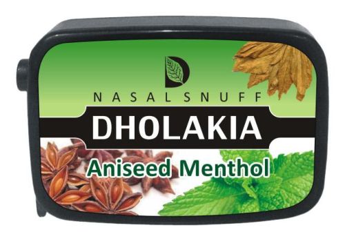 9 Gm Dholakia Aniseed Menthol Non Herbal Snuff