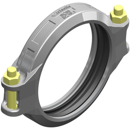 FLEXIBLE COUPLING FOR SHOULDERED STEEL PIPE