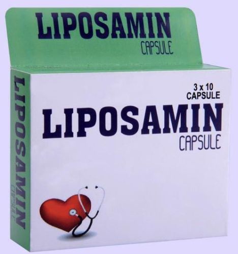 Liposamin Capsule, Packaging Type : Stripes