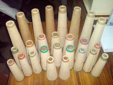 Paper Cones, For Filling Thread, Length : 5-7inch