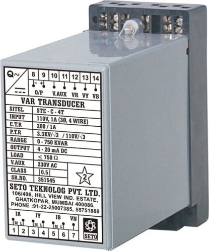 Reactive Power Transducer