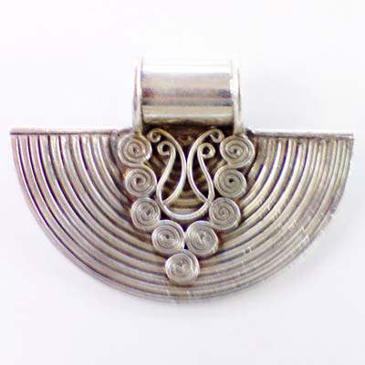 Polished SP-14 Silver Pendant, Packaging Type : Plastic Packet