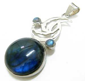 Designer Silver Pendant - (lb-026)