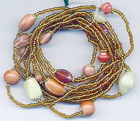 BR 1029 Glass Beads and Elastic Used