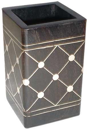 HD 1111 Carved Wooden Pen Stands