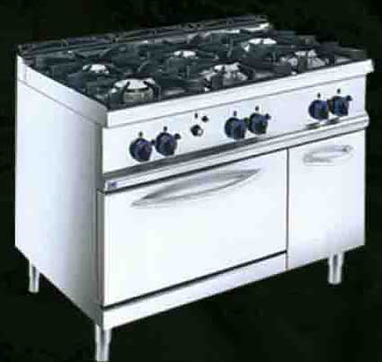 6 Burner Gas Range With Oven