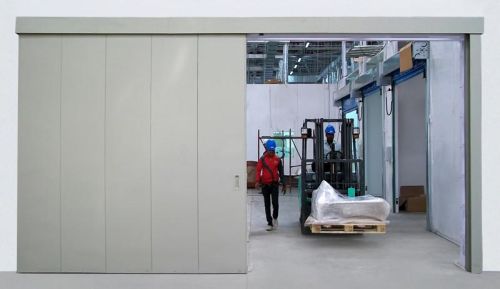 Motorised Sliding Fire Door