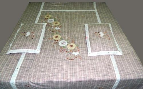 Unique Stretchable Cloth Patchwork Bed Sheet Raj Blue