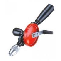 Steel Hand Drill, Color : Black, Red for Metal, Plastic