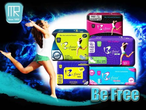 Dry Net Be Free Sanitary Pads, Feature : Odor Control, Super Absorbent