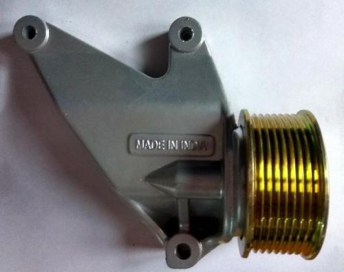 Polished Metal Idler Pulley, For Crane Use, Electric Cars, Machinery, Motor, Motorcycle, Size : 0-15Inch