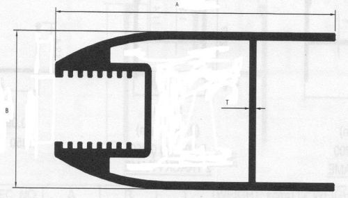 Aluminium Fish Door Bottom Frame