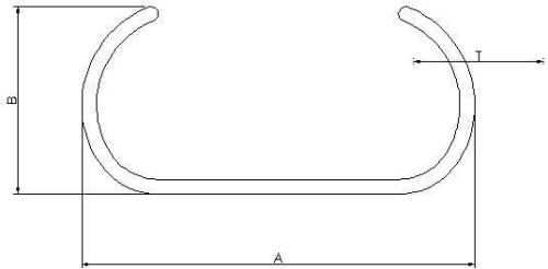 Aluminium Ladder C Sections