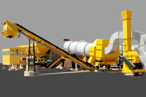 Asphalt drum mixing plant