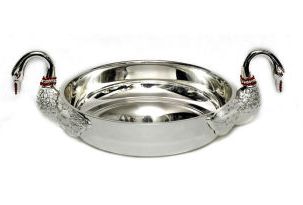 Silver Swan Shaped Bowl, Features : Light Weight