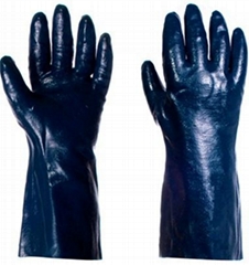 Blue Nitrile Industrial Gloves