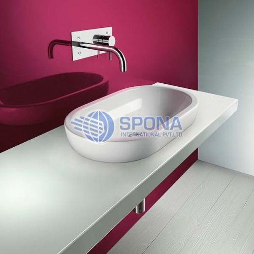 Polished White Wash Basin