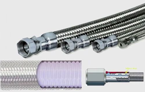 Corrugated PTFE Teflon Hoses