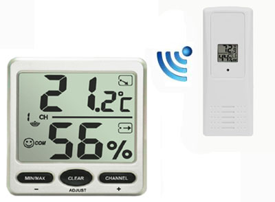 Wireless Jumbo Thermo Hygrometer