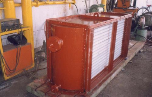 Polished Metal Steam Heater