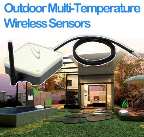Outdoor Multi-temperature Wireless Sensors, Packaging Type : white