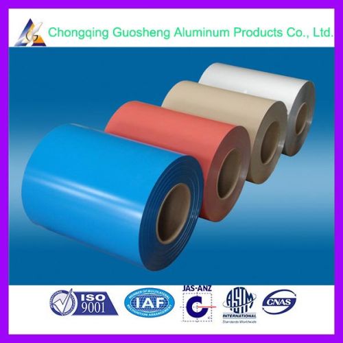 Mill Finish/embossed, Pe/pvdf Color Coated Aluminium Coils
