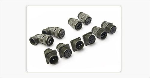 Military Green Circular Connector