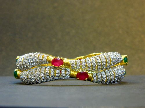 Indian Artificial American Diamond Bangle