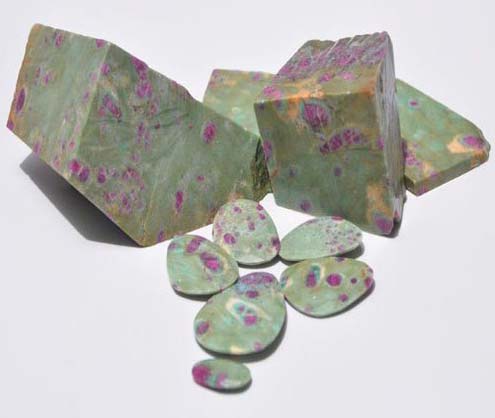 Ruby Fuchsite Stone