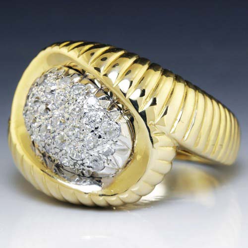 Polished Diamond Wedding Ring (CWWDGR002), Packaging Type : Plastic Box, Velvet Box, Wooden Box