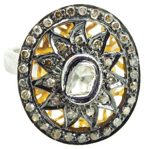 Polished Printed Victorian Ring (CWVR245), Occasion : Daily Wear, Party Wear, Wedding Wear