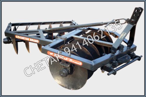 Polished Mild Steel UP Model Disc Harrow, For Agriculture, Color : Blue