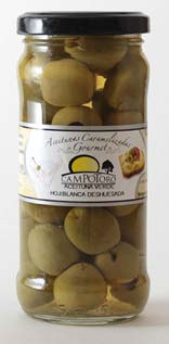 Preserved Pitted Hojiblanca Green Olives