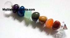 Chakra Healing Sticks With Crystal Pyramid