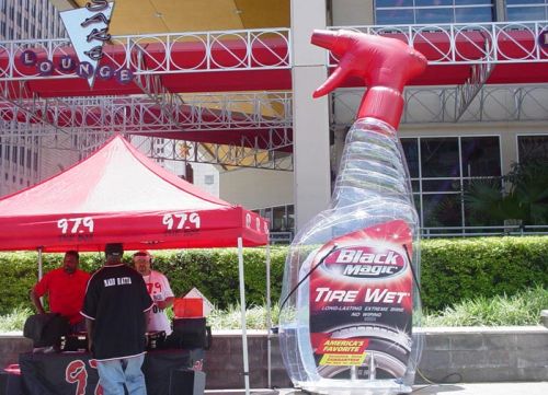 15' Black Magic Inflatable Spray Bottles