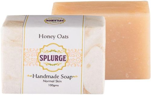 Honey Oats Handmade Soap, Color : Natural