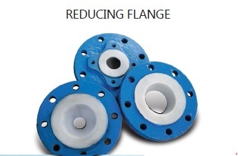 Round Polished PTFE Reducing Flanges, Color : Blue