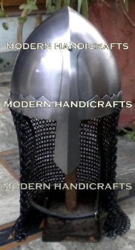 Norman Nasal Helmet With Chain