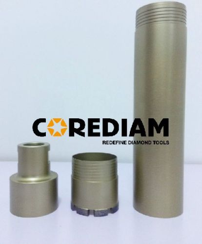 Three-piece Diamond Core Drill Bit