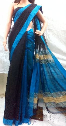 Handloom Mercedize Cotton Saree