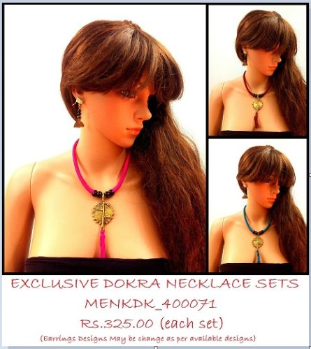 DOKRA Necklace Light Weight Summer Collection Launched