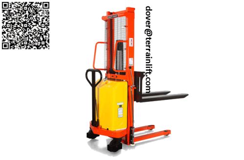 Semi electric stacker