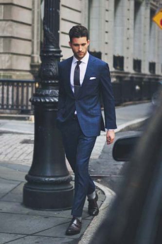 Mens Windowpane Suits