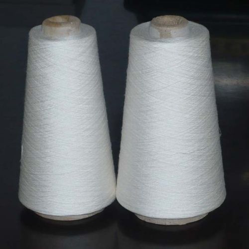 100% Viscose Spun Yarn, Packaging Type : Raw white for Weaving